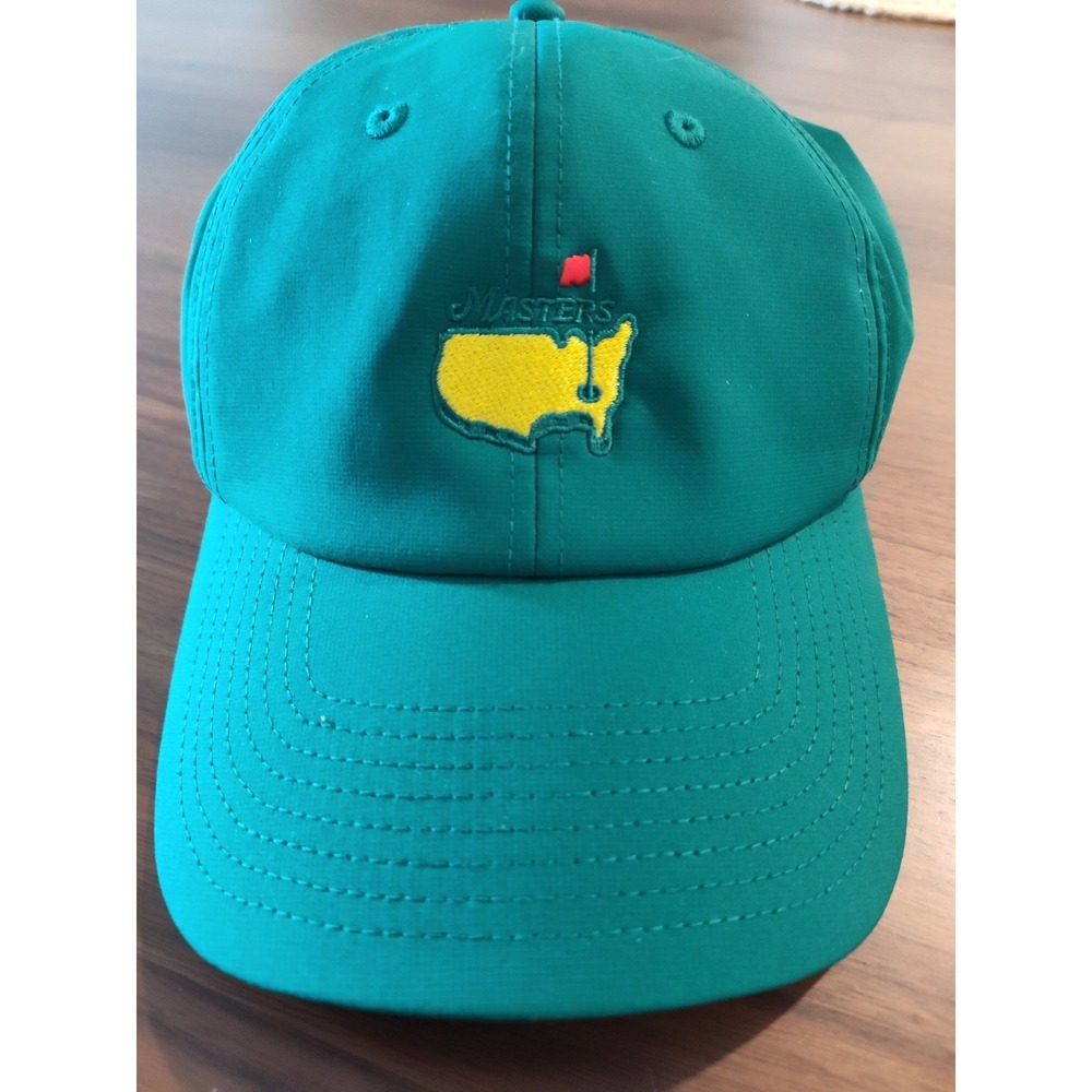 American Needle Masters Golf Hat Grass Green Performance Adjustable Baseball Cap